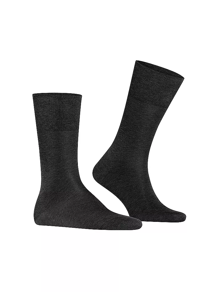 FALKE | Socken "Tiago 14662" anthracite mel. | Gris