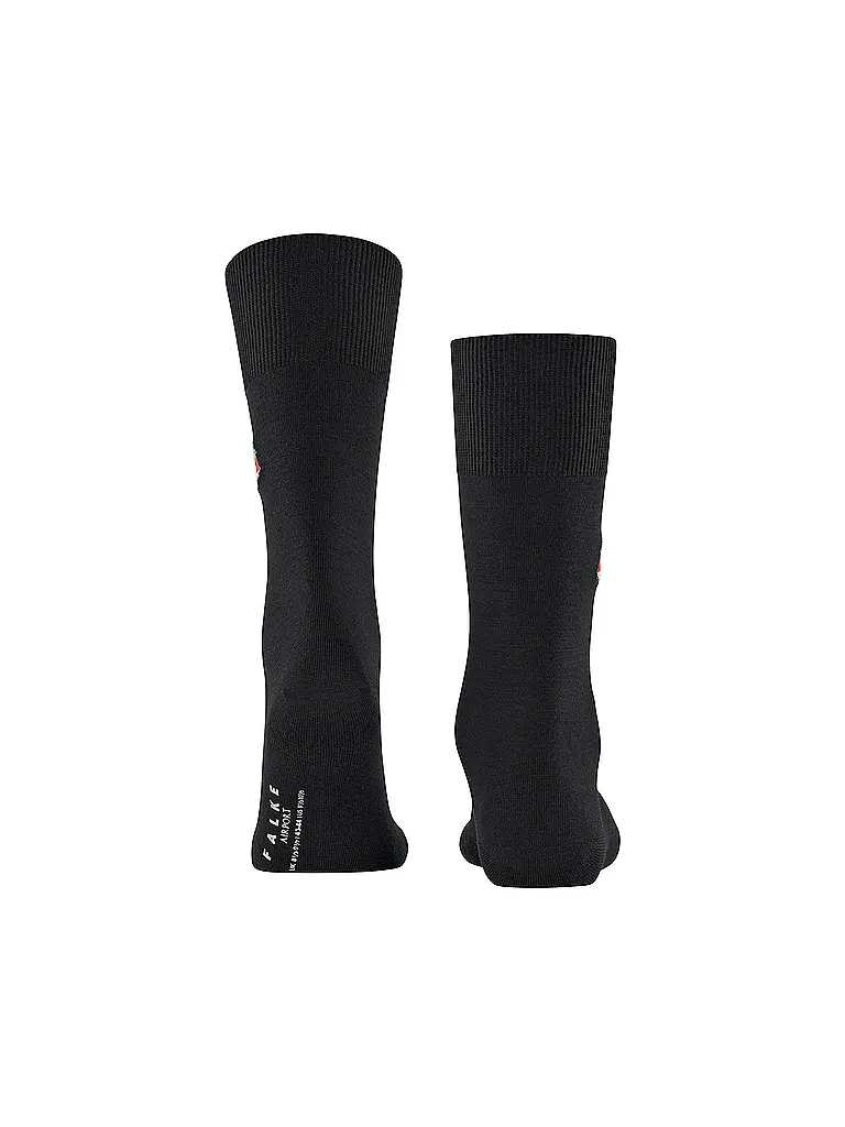 FALKE | Socken AIRPORT X-MAS CAR black | Negro