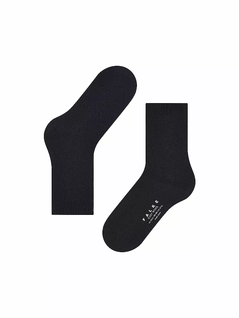 FALKE | Socken Cosy Wool dark navy | Azul oscuro