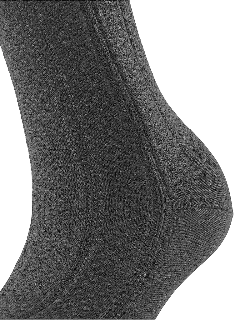 FALKE | Socken NEEDLEPOINT dark rock | Gris