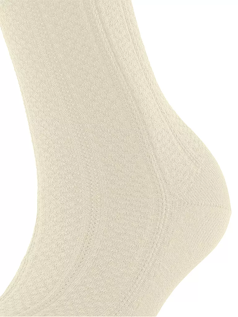 FALKE | Socken NEEDLEPOINT off white | Crema