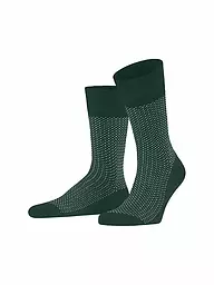 FALKE | Socken UPTOWN TIE hunter green | Verde oscuro