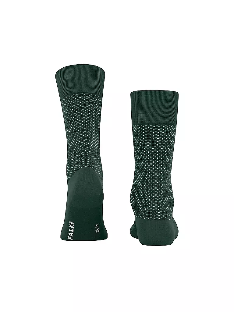 FALKE | Socken UPTOWN TIE hunter green | Verde oscuro