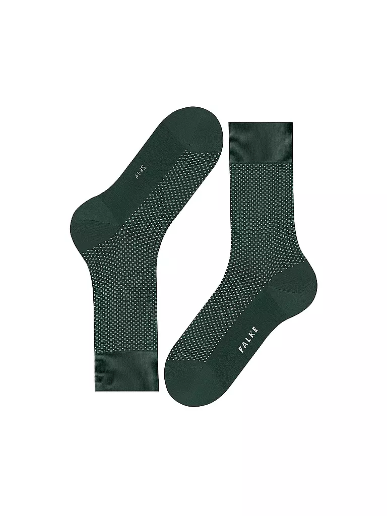 FALKE | Socken UPTOWN TIE hunter green | Verde oscuro