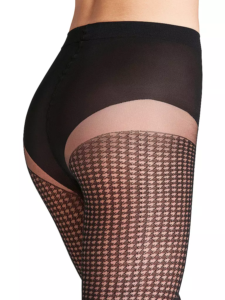 FALKE | Strumpfhose HOUNDSTOOTH 15 den negro |