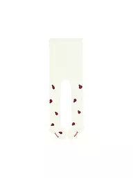 FALKE | Termostrumpfhose para bebé niña CUTE LADYBUG blanco hueso | Crema