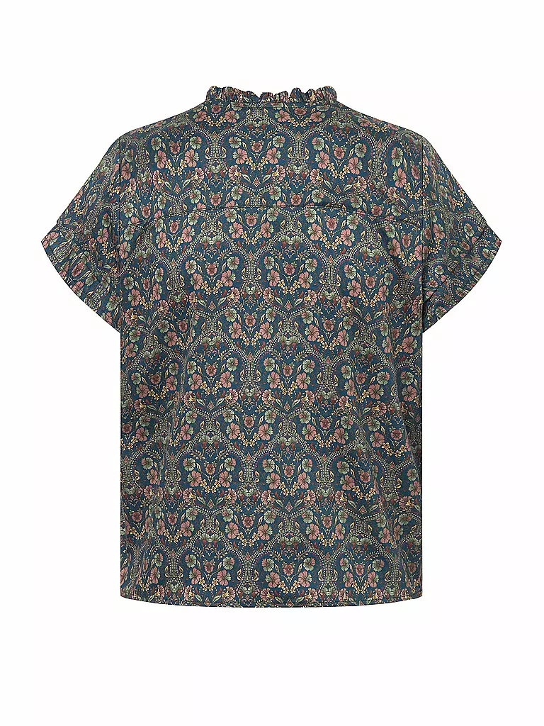 FELI & HANS | Trachtenbluse BABS | Azul oscuro