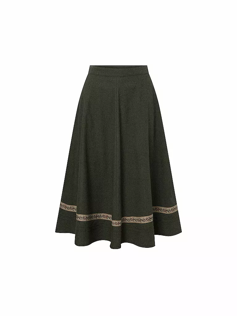 FELI & HANS | Trachtenrock ROSWITA | Verde oscuro