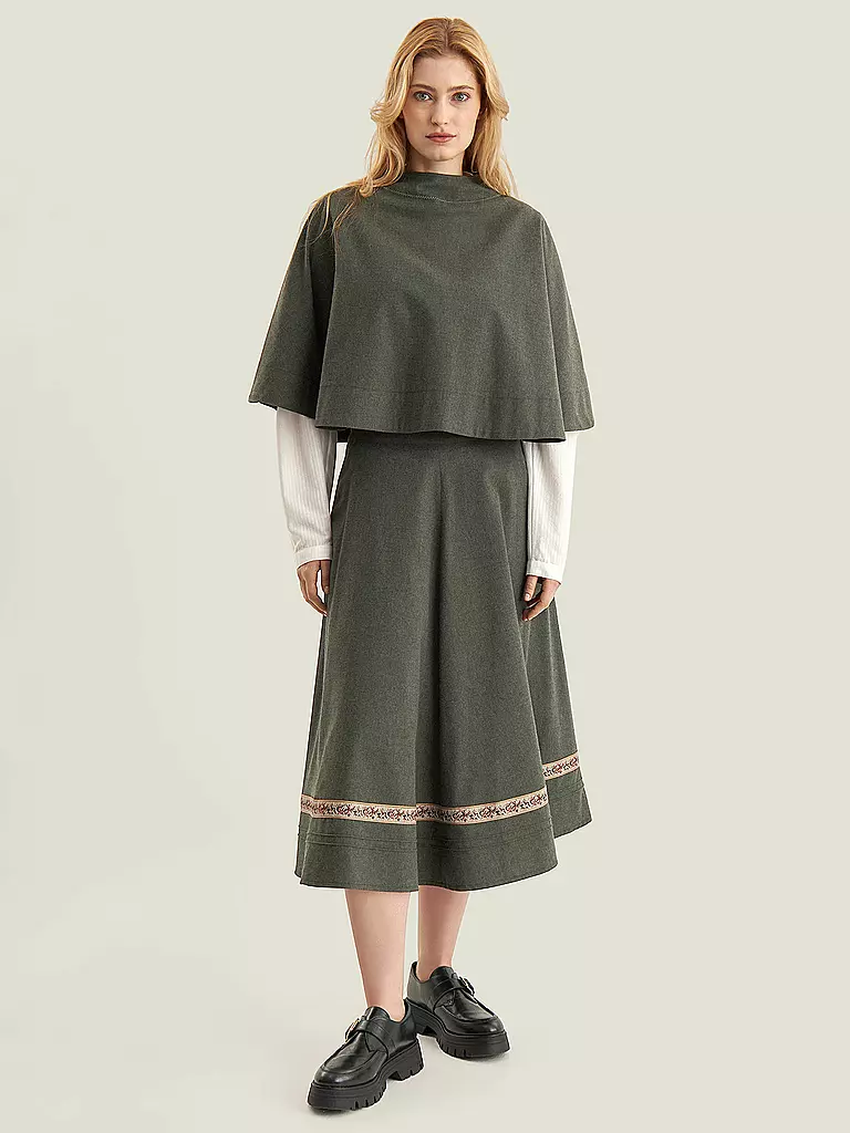 FELI & HANS | Trachtenrock ROSWITA | Verde oscuro