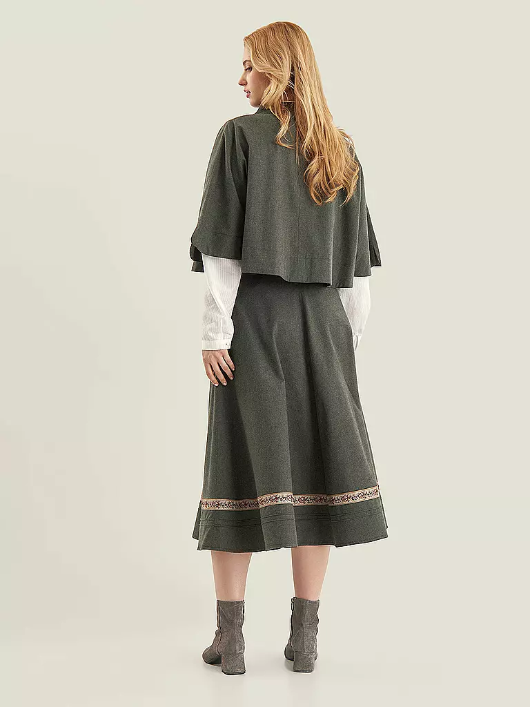 FELI & HANS | Trachtenrock ROSWITA | Verde oscuro