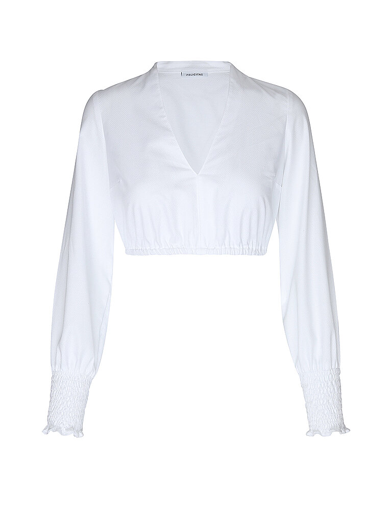 Felicitas Dirndlbluse GAIA-2 blanco