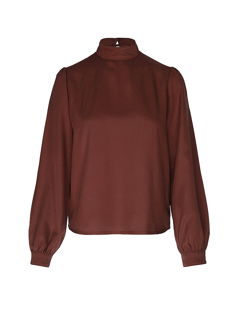 Felicitas Blusa tradicional BRIA rojo oscuro