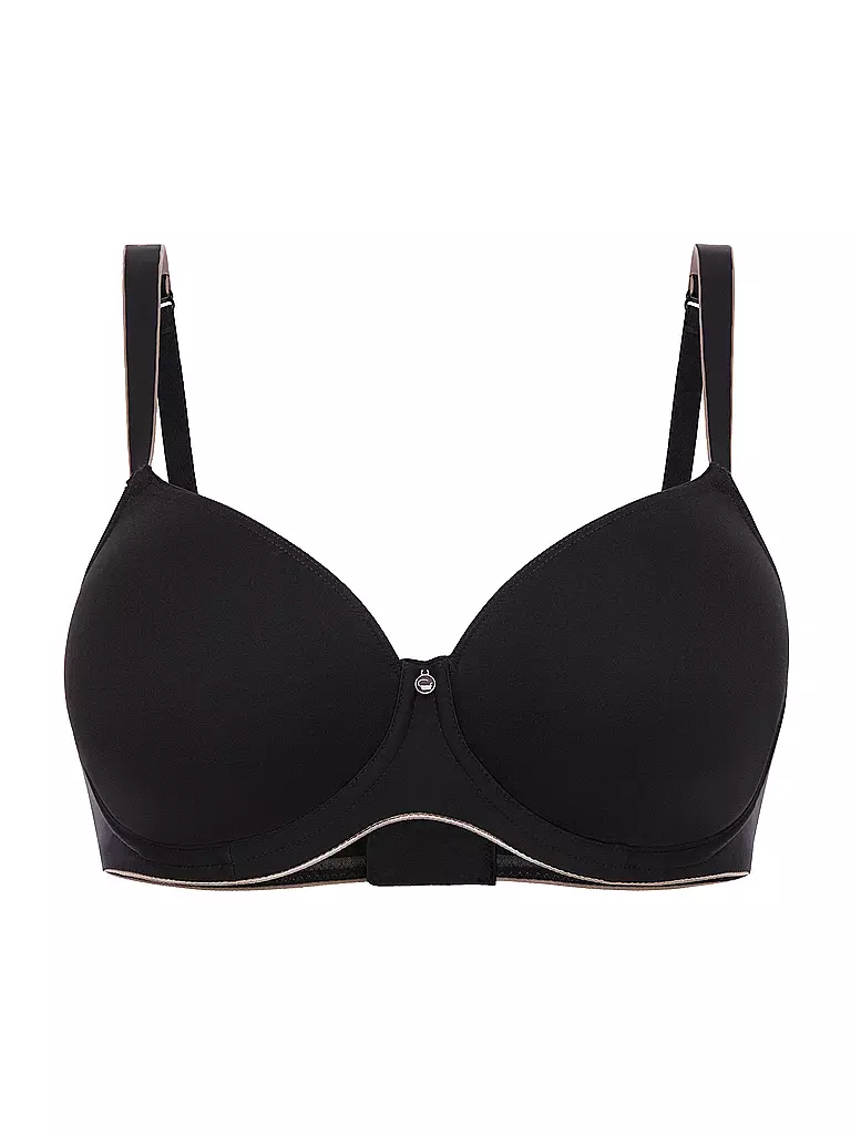 FELINA CONTURELLE | Sujetador spacer con aros "Pure Feeling" negro | Negro