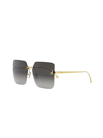 FENDI | Gafas de sol cuadradas doradas FENDI First Crystal