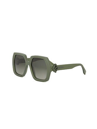 FENDI | Gafas de sol cuadradas verdes FF Diamonds