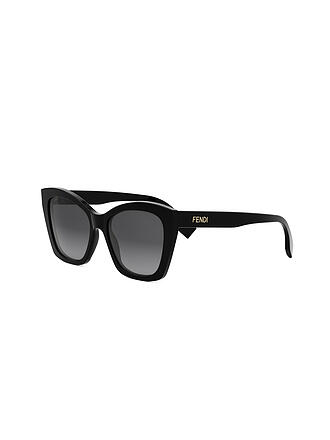 FENDI | Gafas de sol cuadradas negras con letras de FENDI