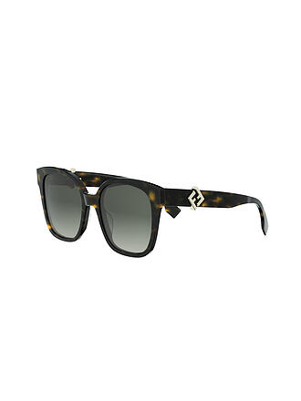 FENDI | Gafas de sol cuadradas FF Diamonds Havana