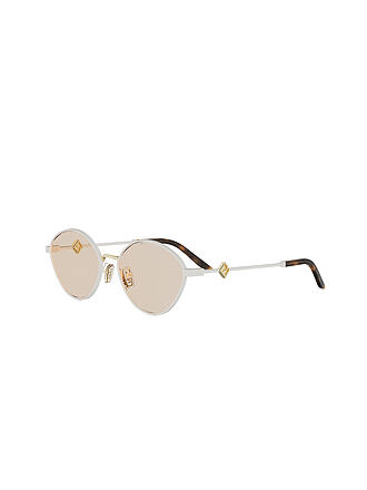 FENDI | Gafas de sol redondas blancas FF Diamonds