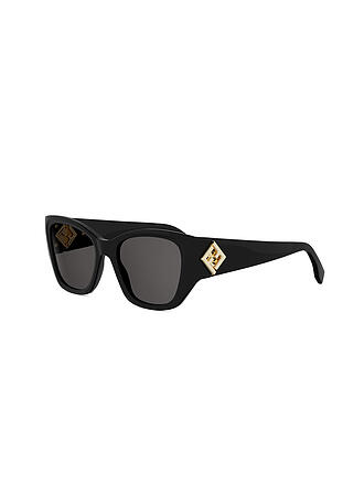 FENDI | Gafas de sol FF Diamonds negras con forma de ojo de gato