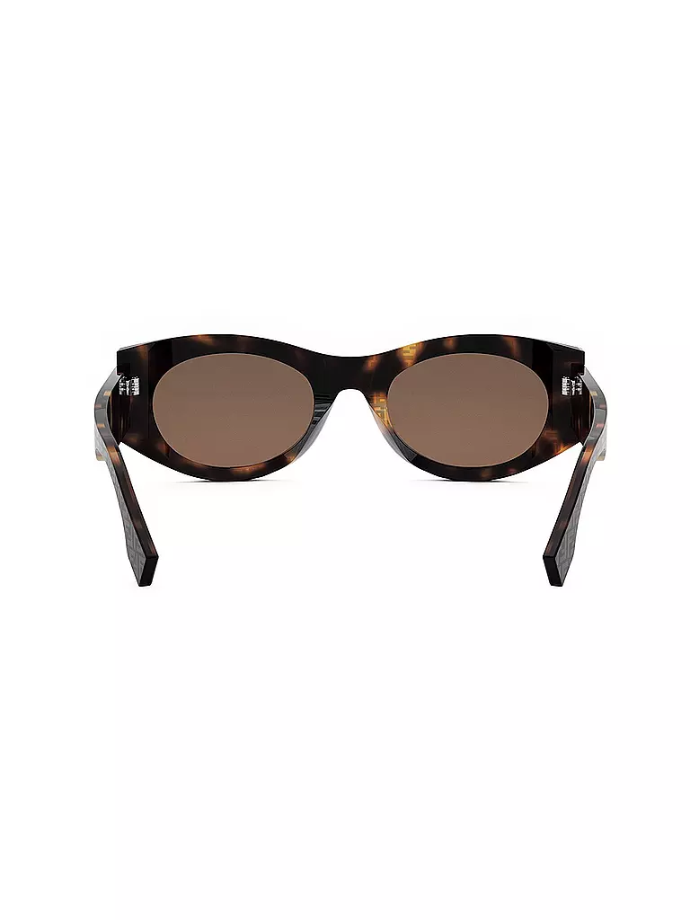 FENDI | FENDI Roma braune ovale Sonnenbrille | Marrón