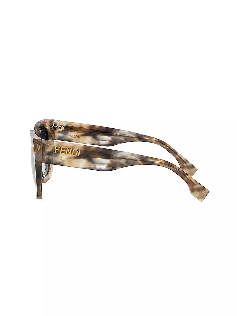 FENDI | Gafas de sol cuadradas color havana marrón Roma de FENDI | 