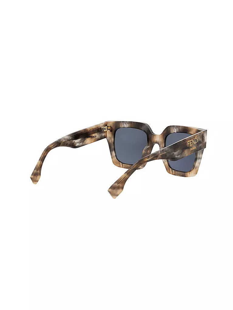 FENDI | Gafas de sol cuadradas color havana marrón Roma de FENDI | 