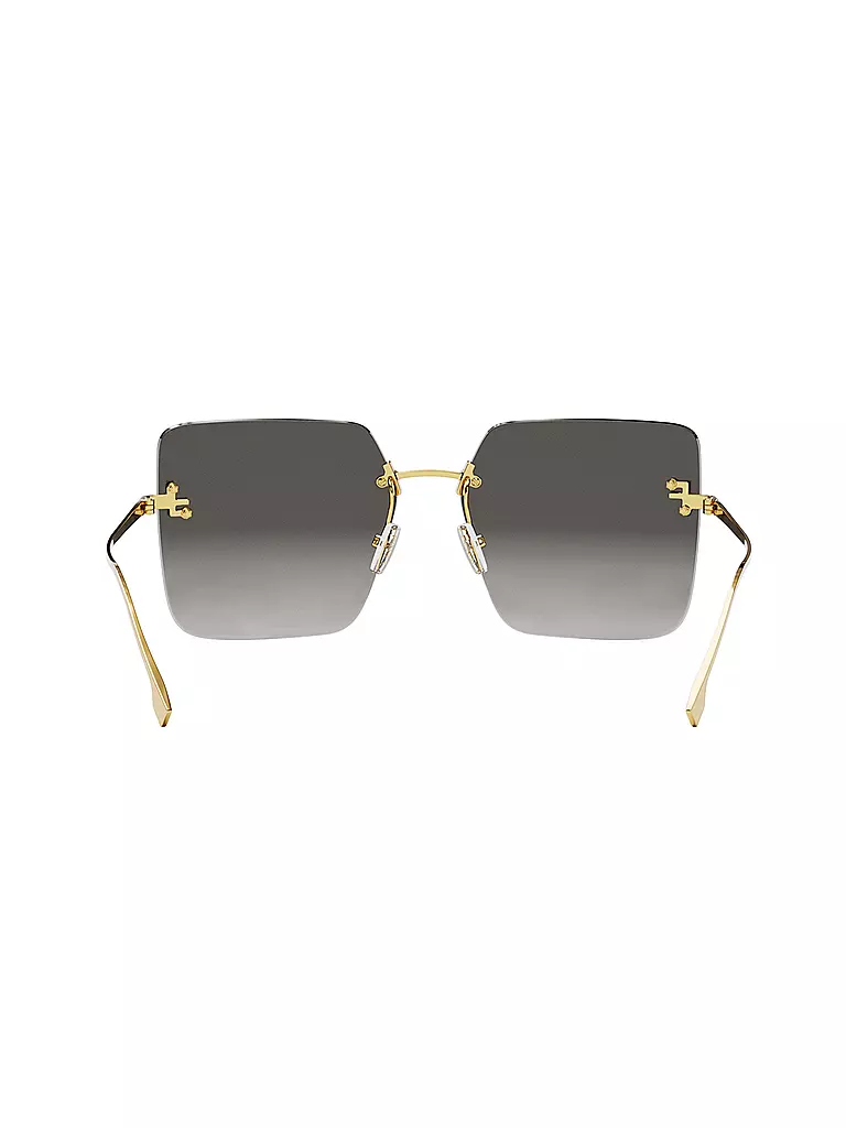 FENDI | Gafas de sol cuadradas doradas FENDI First Crystal | 