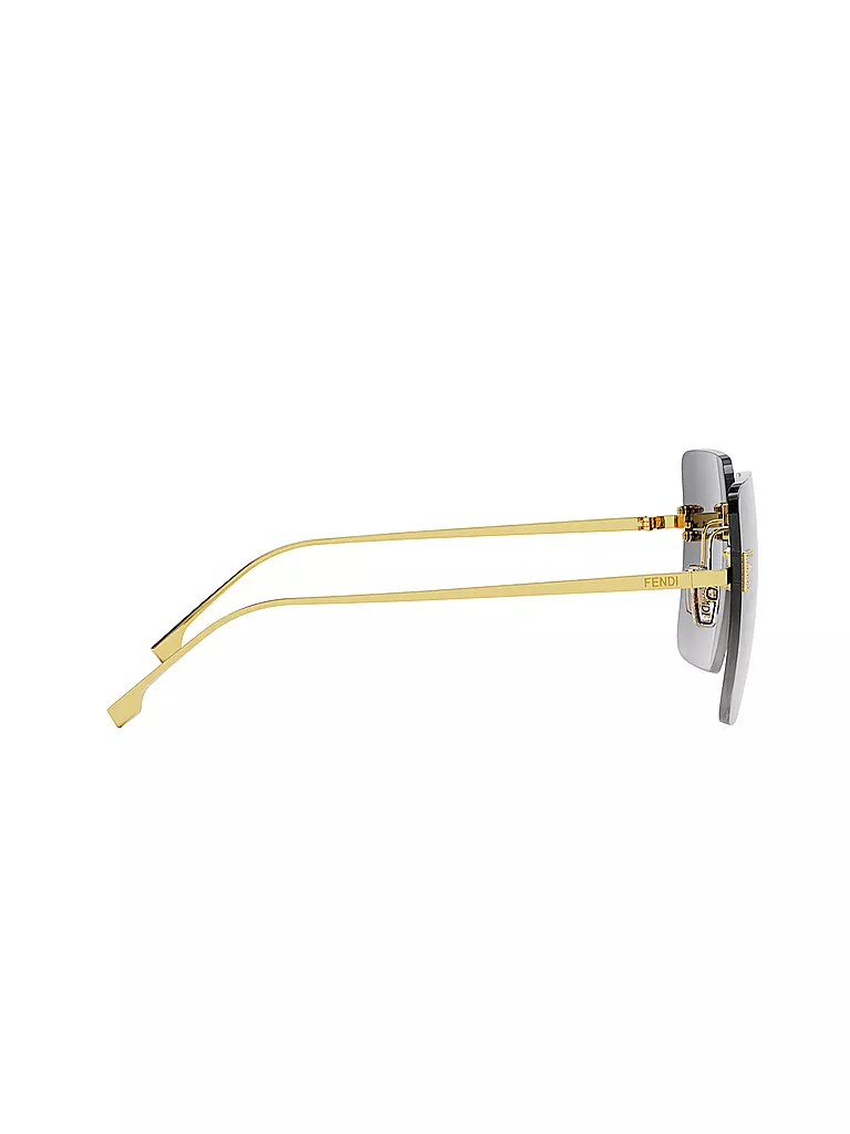 FENDI | Gafas de sol cuadradas doradas FENDI First Crystal | 