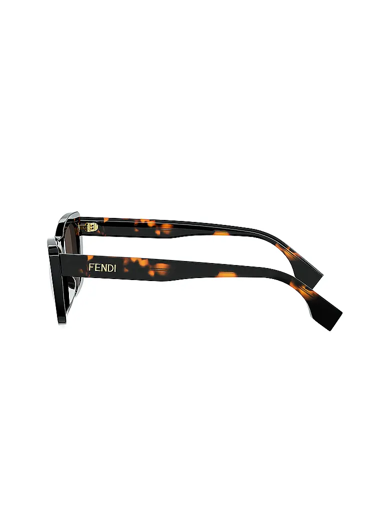 FENDI | Gafas de sol cuadradas FENDI Lettering havana | 
