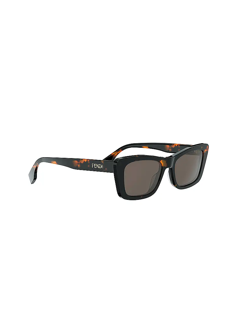 FENDI | Gafas de sol cuadradas FENDI Lettering havana | 