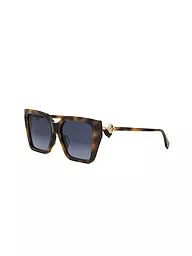FENDI | Gafas de sol cuadradas FF Diamonds color Habana marrón | Marrón