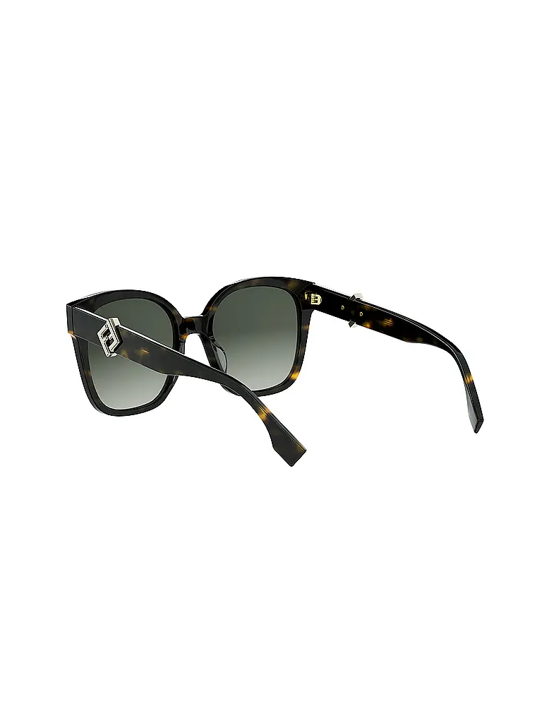 FENDI | Gafas de sol cuadradas FF Diamonds Havana | 