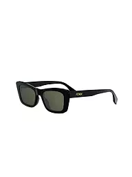 FENDI | Gafas de sol cuadradas negras con letras de FENDI | Negro