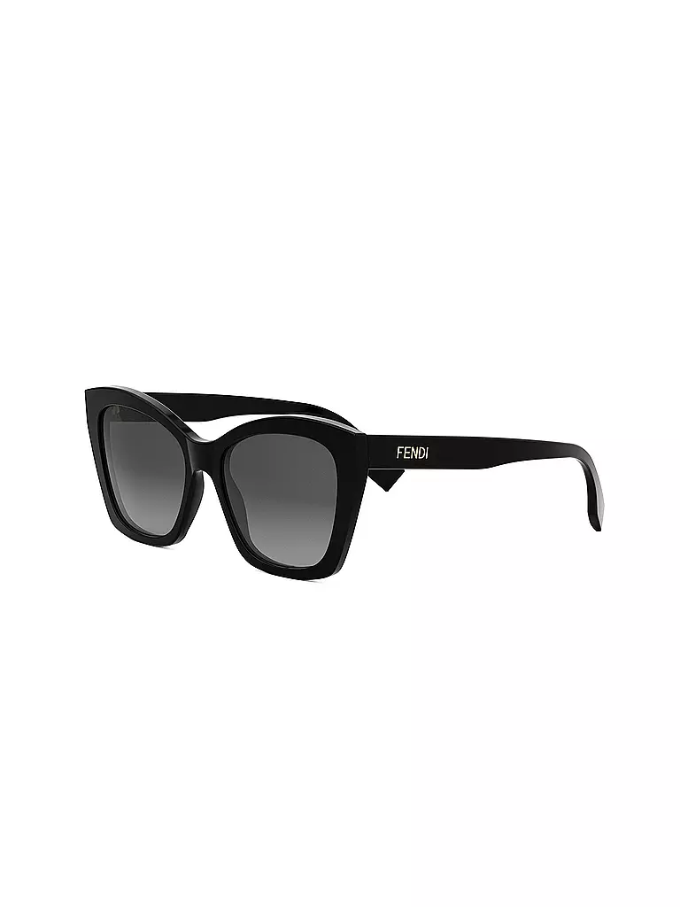 FENDI | Gafas de sol cuadradas negras con letras de FENDI | Negro