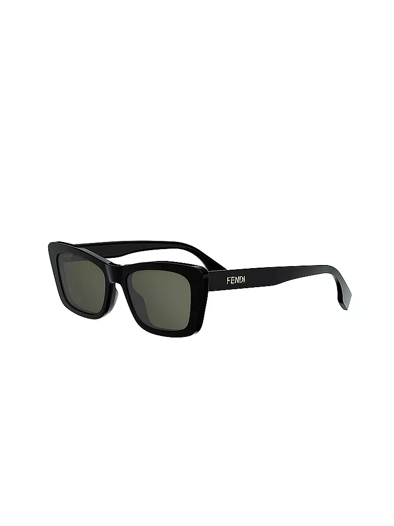 FENDI | Gafas de sol cuadradas negras con letras de FENDI | Negro