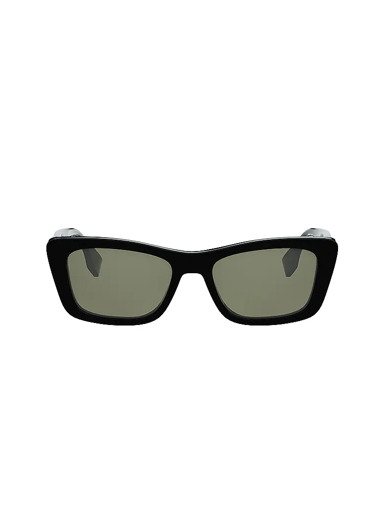 FENDI | Gafas de sol cuadradas negras con letras de FENDI | Negro
