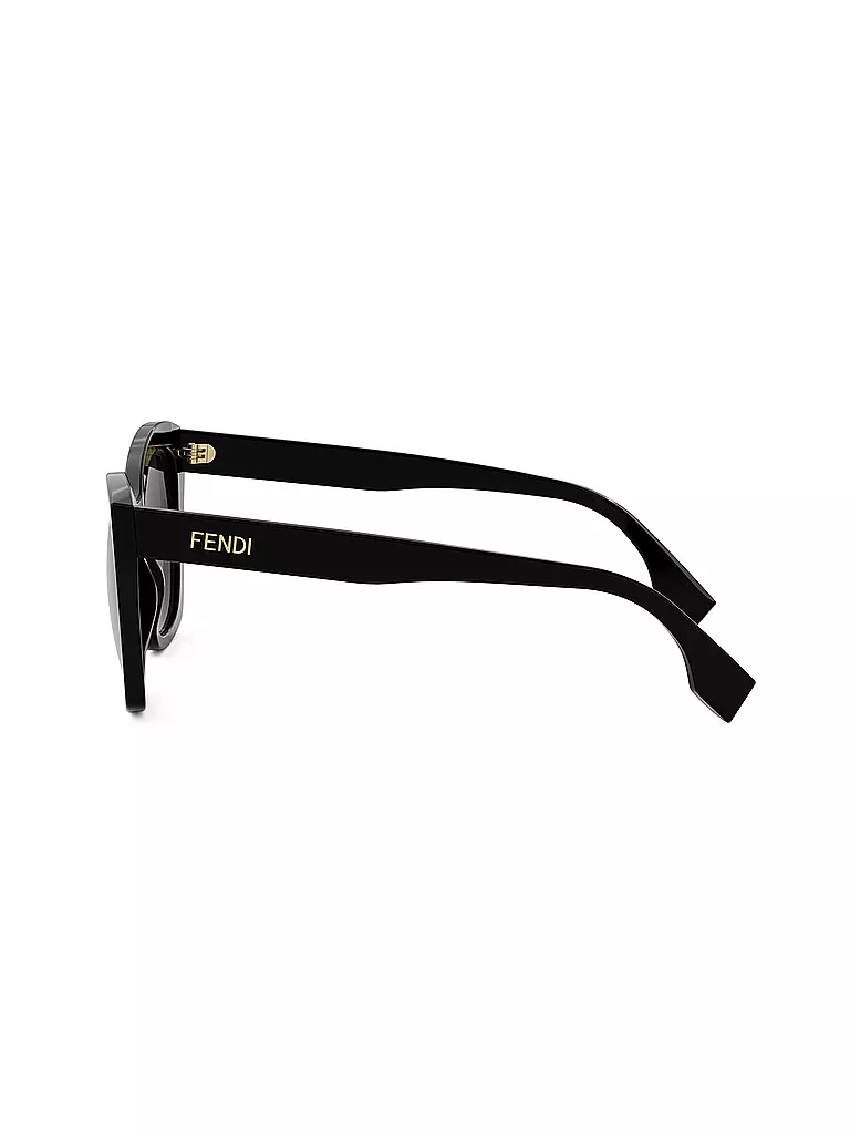 FENDI | Gafas de sol cuadradas negras con letras de FENDI | Negro