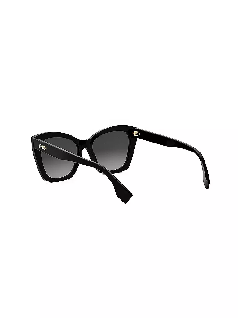 FENDI | Gafas de sol cuadradas negras con letras de FENDI | Negro