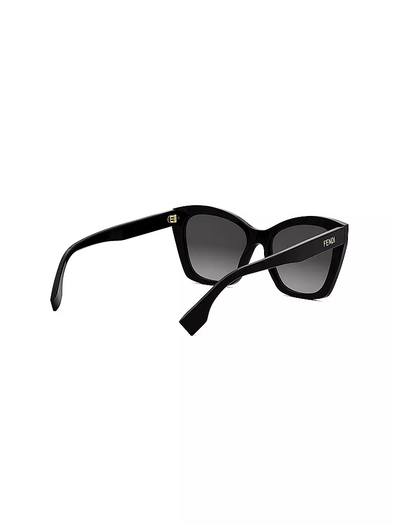 FENDI | Gafas de sol cuadradas negras con letras de FENDI | Negro
