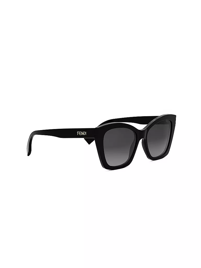 FENDI | Gafas de sol cuadradas negras con letras de FENDI | Negro