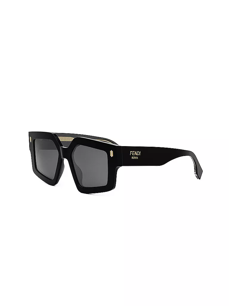 FENDI | Gafas de sol cuadradas negras FENDI Roma | Negro