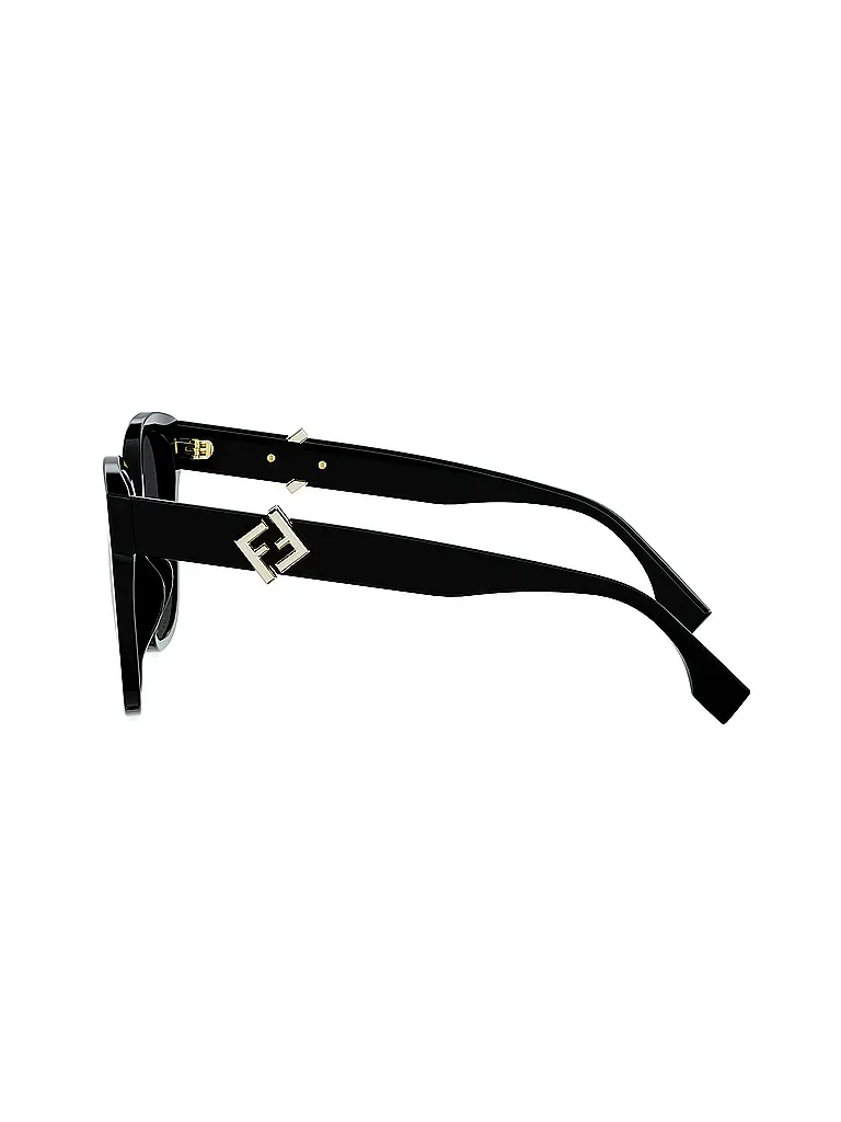 FENDI | Gafas de sol cuadradas negras FF Diamonds | 