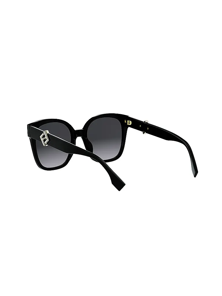 FENDI | Gafas de sol cuadradas negras FF Diamonds | 