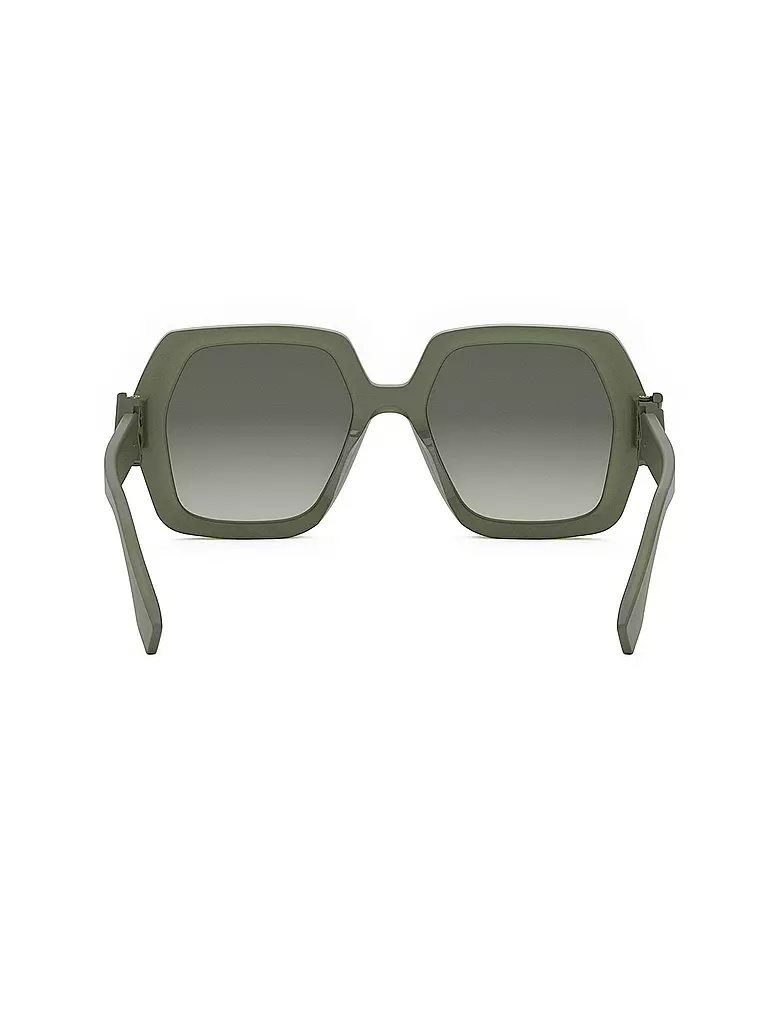 FENDI | Gafas de sol cuadradas verdes FF Diamonds | 
