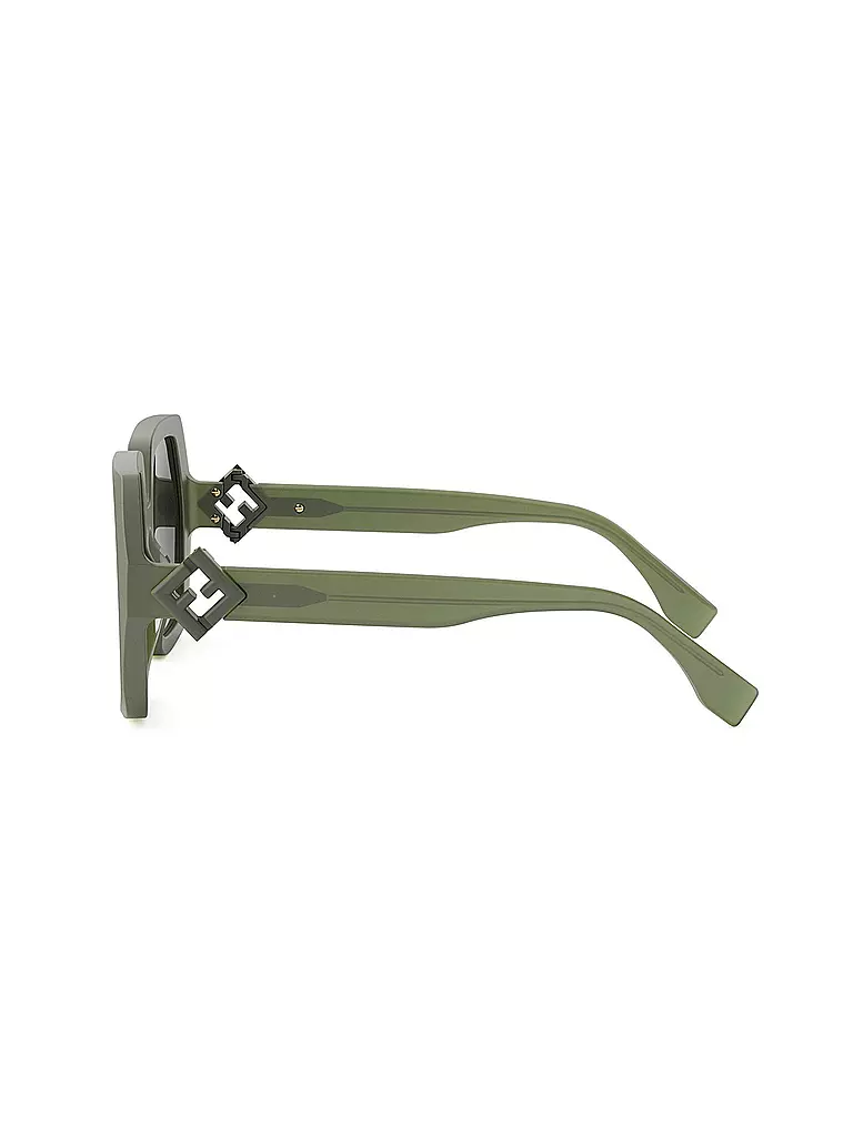 FENDI | Gafas de sol cuadradas verdes FF Diamonds | 