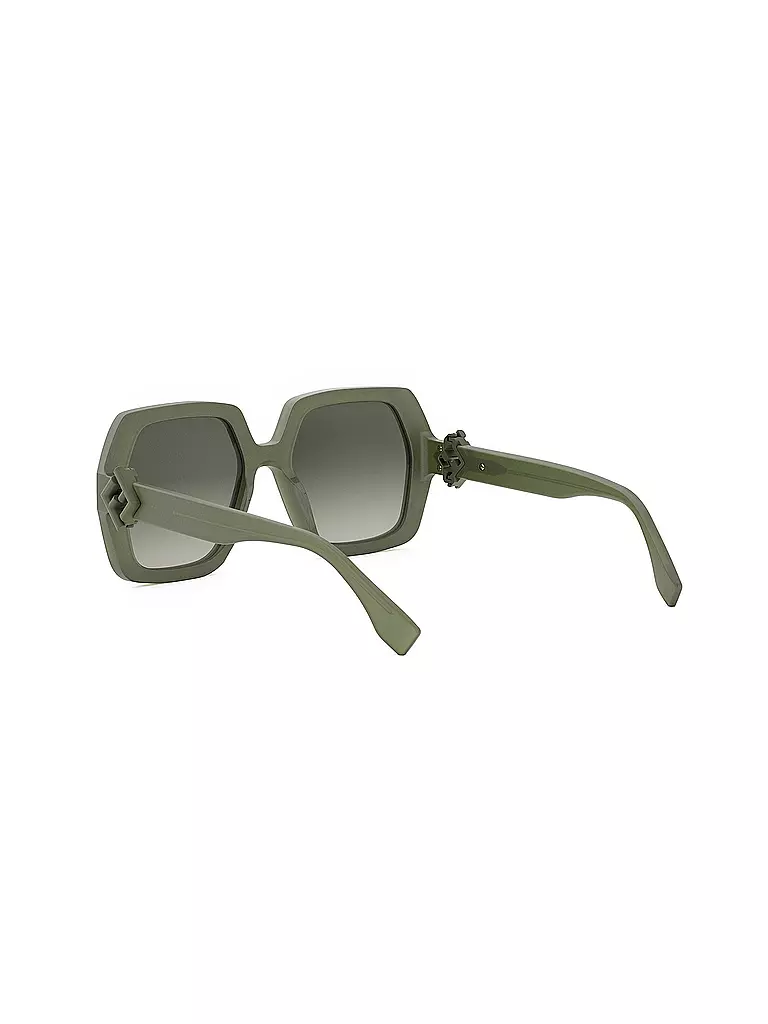 FENDI | Gafas de sol cuadradas verdes FF Diamonds | 
