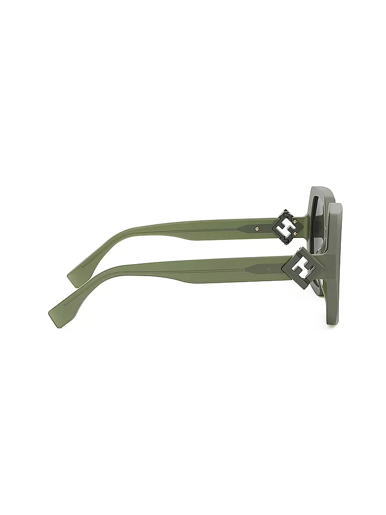 FENDI | Gafas de sol cuadradas verdes FF Diamonds | 