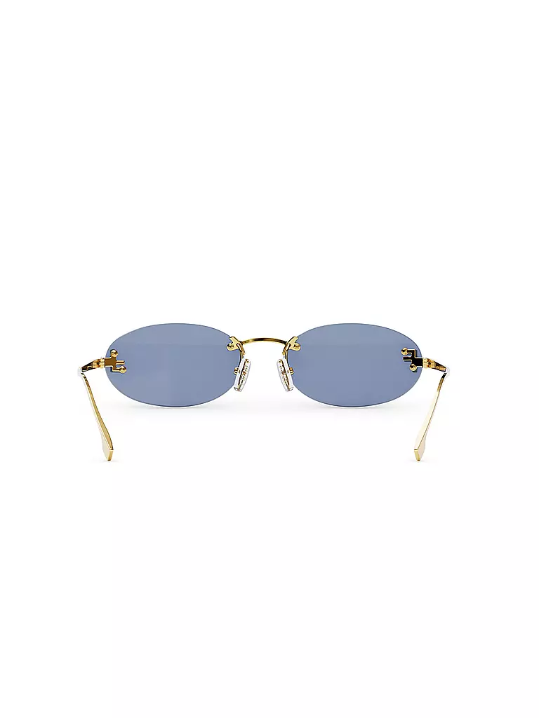 FENDI | Gafas de sol ovaladas doradas FENDI First Crystal | Oro
