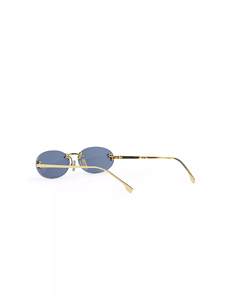 FENDI | Gafas de sol ovaladas doradas FENDI First Crystal | Oro