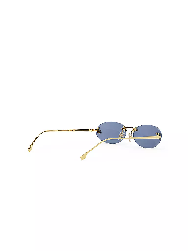 FENDI | Gafas de sol ovaladas doradas FENDI First Crystal | Oro